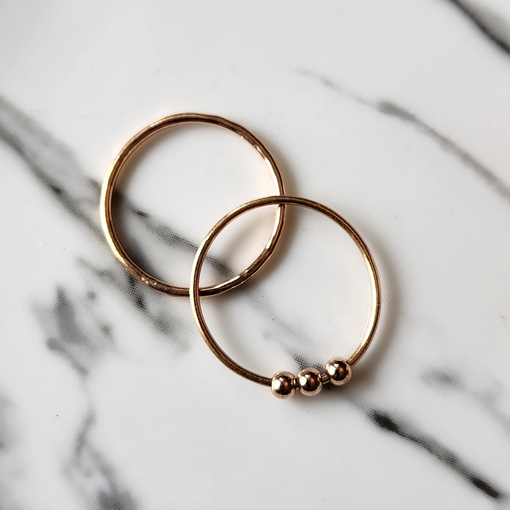 Rose Gold Fidget Ring